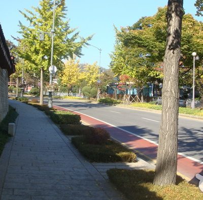 The Street in front of Cheongwadae